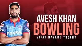 Avesh Khan Bowling  Madhya Pradesh  Ranji Trophy  Vijay Hazare Trophy  CRICKET PORT [upl. by Kavanagh497]