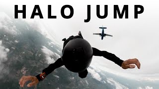 HALO jump with the Lithuanian🇱🇹 Special Forces [upl. by Ahseekal]