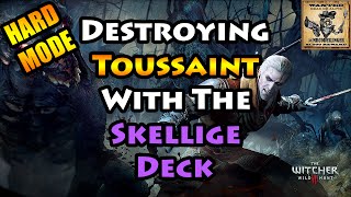 Witcher 3  Skellige Gwent Deck vs Toussaint  Lets Play  4K Ultra HD [upl. by Michella]