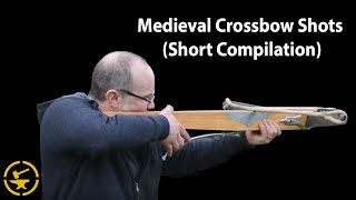 Medieval Crossbow shots  short compilation [upl. by Odlaw]