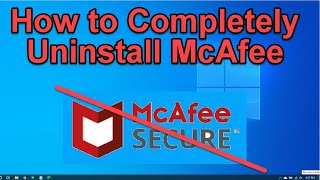 How to uninstall McAfee  Windows 10 [upl. by Cown]