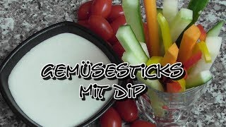 Gemüsesticks mit Dip [upl. by Eekcaj616]