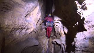 Spéléologie  Gouffre de Gours fumant  Vercors [upl. by Akemal887]