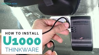 How to Install Thinkware U1000 Premium 4K Ultra HD Dash Camera [upl. by Nywde653]