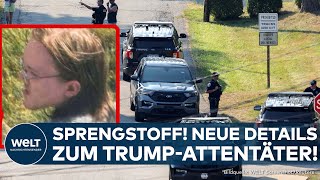 DONALD TRUMP Er hatte Sprengstoff  Polizei veröffentlicht neue Details über Attentäter Crooks [upl. by Arun229]