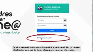 Ingresar al sistema quotPadres en Líneaquot [upl. by Ahsimet]