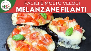 PIZZETTE DI MELANZANE IN 1 MINUTO  ricette veloci  FoodVlogger [upl. by Apthorp]