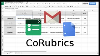 Tutorial CORUBRICS español rúbricasonline [upl. by Ayanad]