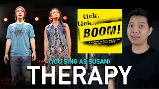 Therapy Jon Part Only  Karaoke  Tick Tick Boom [upl. by Rehptosirhc]