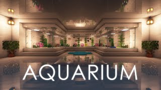 Minecraft Modern Aquarium Tutorial Simple Build [upl. by Poland327]