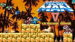 MegaMan Mega Man V  NES ULTIMATE GUIDE  ALL Stages ALL Bosses ALL Secrets 100 [upl. by Treblih]