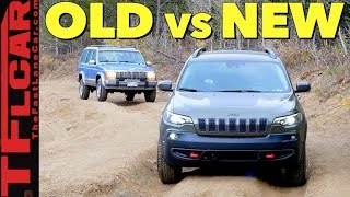 Old vs New Jeep Cherokee How Much Has OffRoad Tech Improved in 28 Years [upl. by Inahpets]