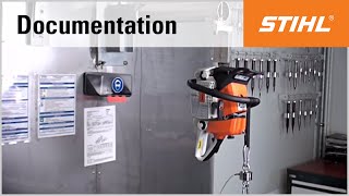 Mandatory mechanical requirements for chainsaws − STIHL MS 440 [upl. by Anwahsak]