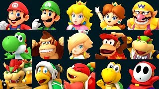 Super Mario Party  All Characters [upl. by Nata]