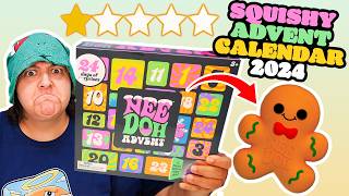 FRUSTRATING Viral Squishy Advent Calendar 2024 Needoh Unboxing [upl. by Ahsirk501]