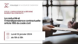 La caducité et l’interdépendance contractuelle  Article 1186 du code civil [upl. by Zehe]