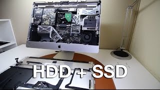 Instalar SSD y HDD en un iMac  TUTORIAL [upl. by Drarrej]