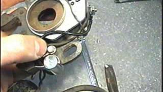 Removing the Coil Points amp Condenser from Magneto on older Tecumseh Engines [upl. by Denman]