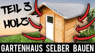 34 🔥 Gartenhaus 🔥 SELBER BAUEN  ANLEITUNG Schritt für Schritt Gartenhütte Holzhütte [upl. by Nnylyt629]