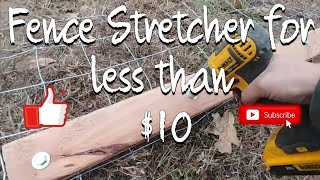 Build your own fence stretcher for under 10 [upl. by Isbel]