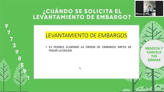 ¿CUÁNDO SE SOLICITA EL LEVANTAMIENTO DE EMBARGO [upl. by Dorolice89]