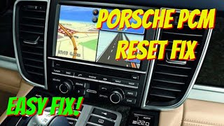 Porsche PCM Radio Reset  FIX Common ISSUES [upl. by Ahsieyt595]