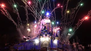 quotDisney Illuminationsquot Fireworks Finale at Disneyland Paris  March 2022 [upl. by Harte]