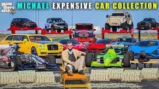 GTA 5  MICHAEL PRESIDENTS SPECIAL CAR COLLECTION  BB GAMING [upl. by Eniwtna462]