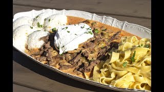 File Stroganoff Recept Beef Stroganoff Recipe  Sašina kuhinja [upl. by Anaer]