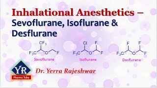 Inhalational Anesthetics  Sevoflurane Isoflurane amp Desflurane  General Anesthetics  Anesthetics [upl. by Patt]