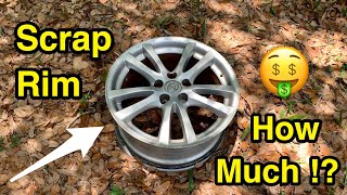 How much is scrap aluminum rim worth [upl. by Leacim]