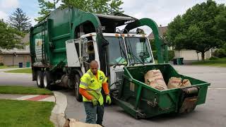 Waste Management Mack LE on yardwaste [upl. by Aurelio]