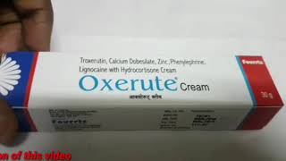 Oxerute cream for piles uses and side effects review in tamil Medicine Health [upl. by Macario]