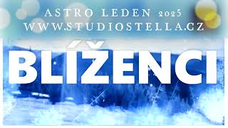 Blíženci Horoskop Leden 2025 Studio Stella [upl. by Esiuol300]