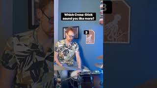 Which CrossStick Sound do you like drum drums bateria drummer drumeo [upl. by Netnerb]