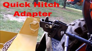 quick hitch adapter update [upl. by Gonagle]