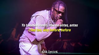 Travis Scott  I KNOW   Sub Español amp Lyrics [upl. by Maletta]