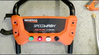 GENERAC 2900 PSI  24 GPM Pressure Washer  Assemble  Use  Review [upl. by Adilen556]