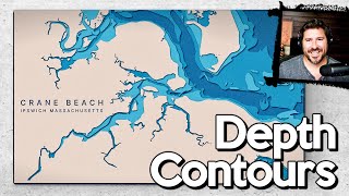 How to Make Water Depth Contour Maps with Inkscape and Trace Bitmap [upl. by Gilus]