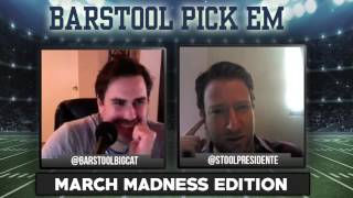 Barstool Pick Em  March Madness 2016 Edition [upl. by Notreb]