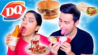 Dairy Queen Fast Food Taste Test [upl. by Enuahs]