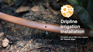 How to Install Holman Dripline Irrigation from a Popup Sprinkler [upl. by Anerul658]