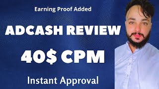 Adcash AD Network Review  Adcash Earning Proof [upl. by Chaker]