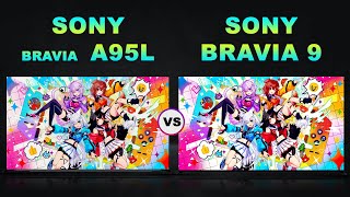 Sony BRAVIA XR A95L vs Sony BRAVIA 9 4K HDR Smart QDOLED TV [upl. by Rekab]