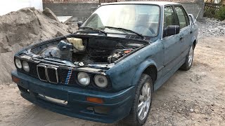 Building a BMW e30 in 20 minutes  budget build  restoration car [upl. by Esaj]