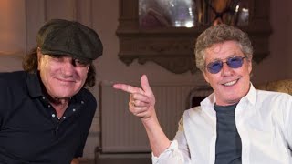 Roger Daltrey tells Brian Johnson why he began swinging his mic at gigs [upl. by Elicec]