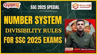 NUMBER SYSTEM DIVISIBILITY RULES FOR SSC 2025 EXAMS ssc2025 ssccgl sscchsl sscmts [upl. by Alexi]