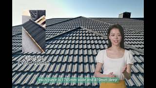 Elite Tile  Stone Coated Metal Roofing [upl. by Iramo]