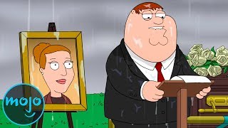 Top 10 Saddest Moments on Family Guy [upl. by Rats]