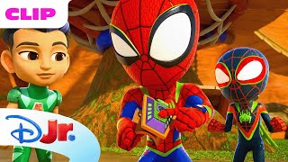 Marvels Spidey and his Amazing Friends  Baddie Dinos Take Over the Tree House  disneyjr [upl. by Allisan]